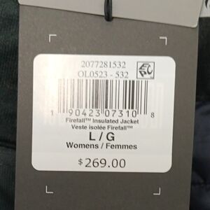 Mountain Hardwear Womens Large Firefall Insulated Jacket